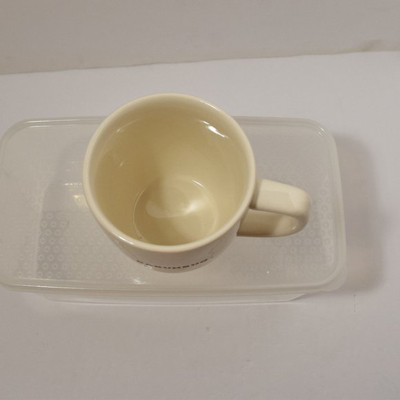 Christmas Rae Dunn BAHUMBUG Mug White Red Letters Holiday Cup New Magenta Coffee - Picture 5 of 10